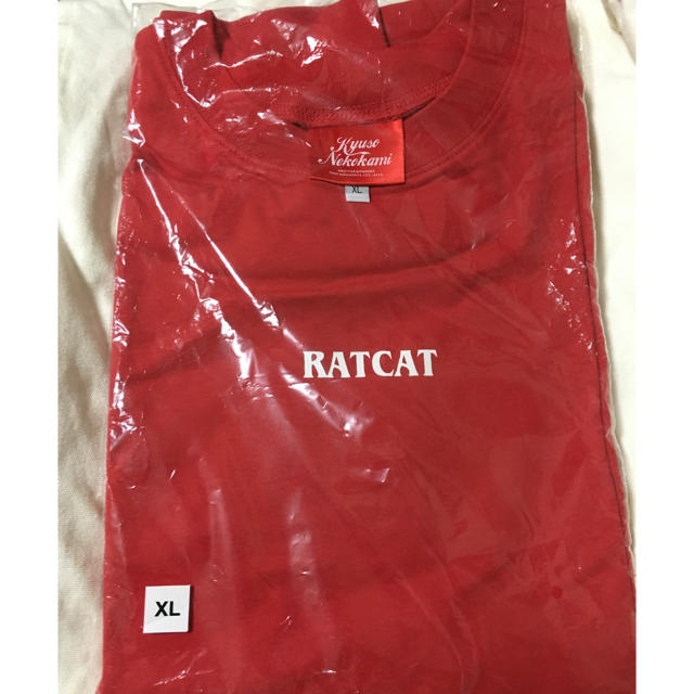 キュウソネコカミ　RATCTA ロンT 赤　XLサイズ