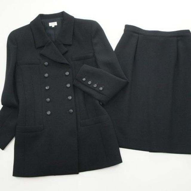 セール☆FOXEY/フォクシー☆総ウールセットアップスーツ サイズ40黒 セール☆FOXEY/フォクシー☆総ウールセットアップスーツ サイズ40黒