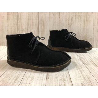 クラークス(Clarks)のクラークス  ブラックスエードレザー  チャッカブーツ(ドレス/ビジネス)