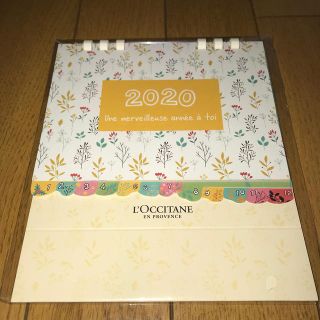 ロクシタン(L'OCCITANE)のロクシタン　2020年卓上カレンダー(カレンダー/スケジュール)