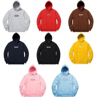 シュプリーム(Supreme)のM.sup様専用 box logo hoodie bandana pink L(パーカー)