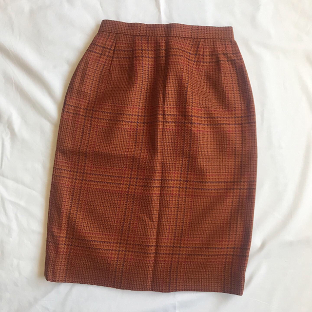 Lochie(ロキエ)のvintage チェック柄ペンシルスカート レディースのスカート(ひざ丈スカート)の商品写真