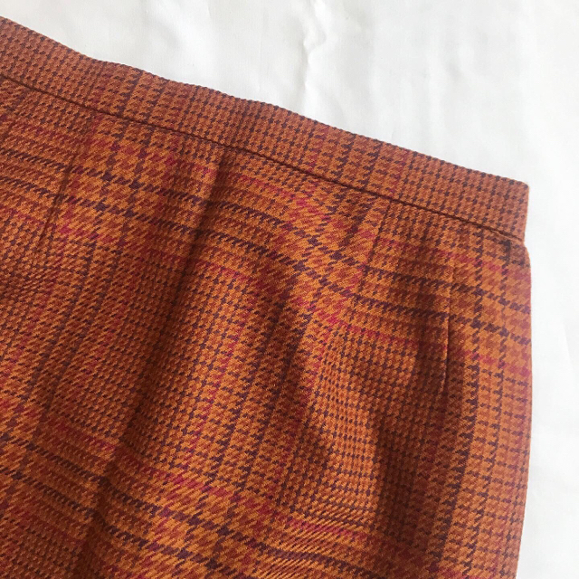 Lochie(ロキエ)のvintage チェック柄ペンシルスカート レディースのスカート(ひざ丈スカート)の商品写真