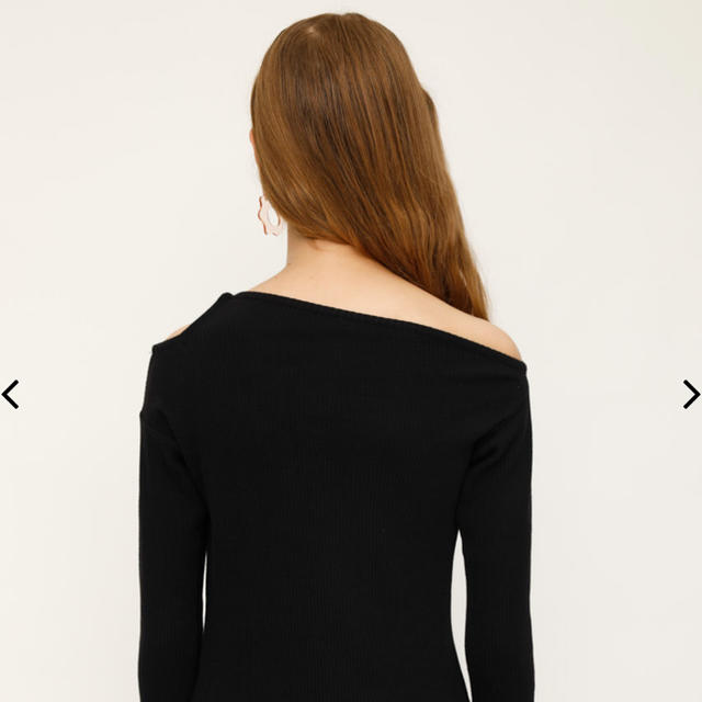 SLY(スライ)のSLY OPEN SHOULDER CUT TOPS レディースのトップス(カットソー(長袖/七分))の商品写真