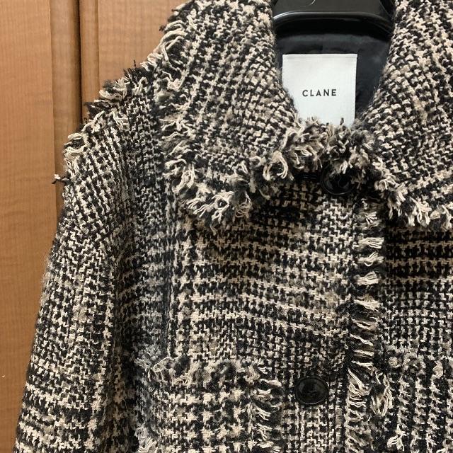 クラネ CLANE MIX TWEED BLOUSONの通販 by ぬくまま's shop|ラクマ