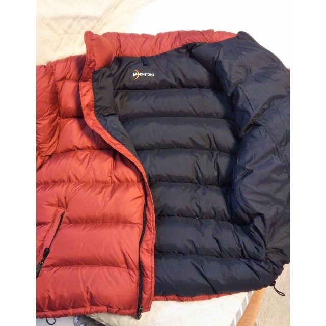MOON STONE(ムーンストーン)のMOON STONE赤のダウンジャケット メンズのジャケット/アウター(ダウンジャケット)の商品写真