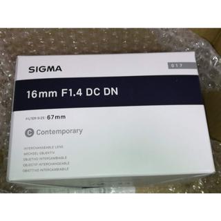シグマ(SIGMA)のSIGMA 16mm F1.4 DC DN 　ソニーEマウント　APSC(レンズ(単焦点))