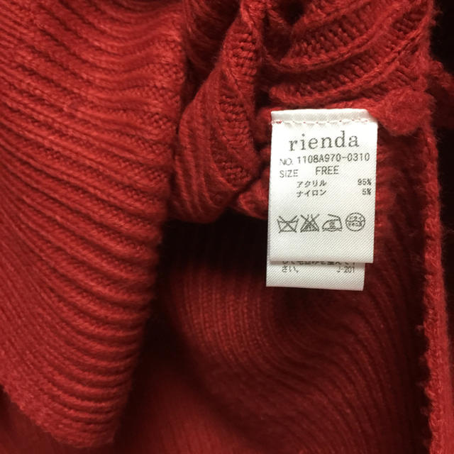 rienda(リエンダ)のリエンダ ニットタートルワンピース レディースのトップス(ニット/セーター)の商品写真