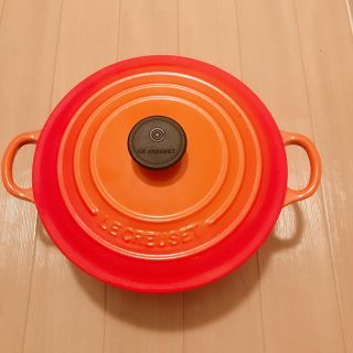 ルクルーゼ(LE CREUSET)のル・クルーゼ  オレンジ(鍋/フライパン)