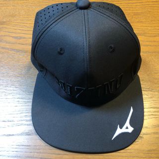 ミズノ(MIZUNO)のMIZUNOの帽子(黒)(キャップ)