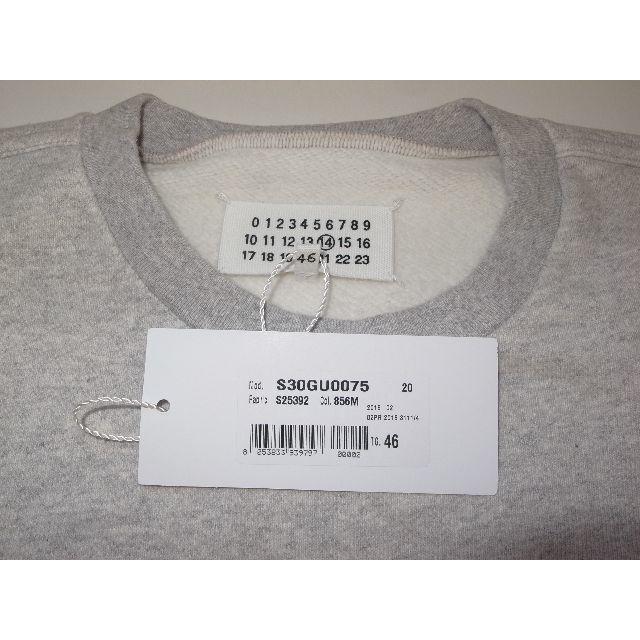 Maison Martin Margiela(マルタンマルジェラ)のマルジェラ grey エルボーパッチスウェット size46 メンズのトップス(スウェット)の商品写真