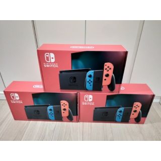 ニンテンドースイッチ(Nintendo Switch)のニンテンドースイッチ　本体　ネオンレッド　ネオンブルー　switch　6台(家庭用ゲーム機本体)