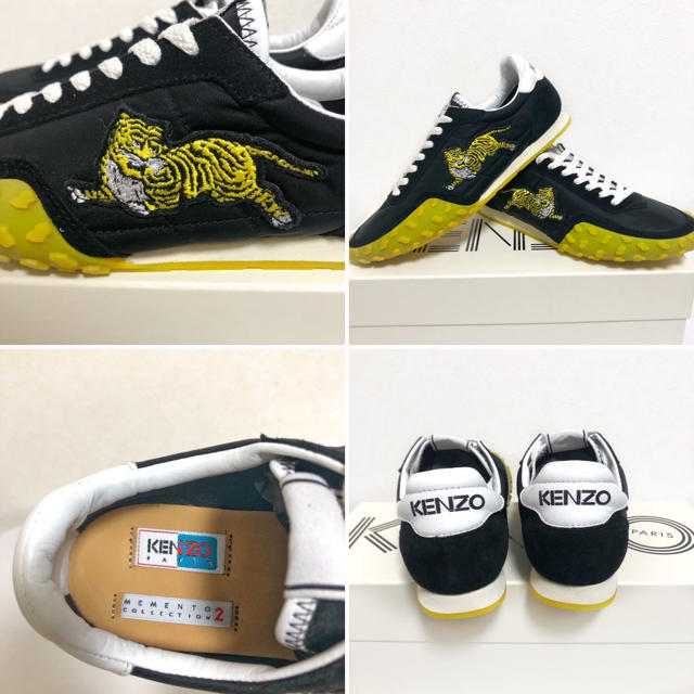 KENZO - 【廃盤】新品未使用 KENZO 刺繍 タイガー スニーカー KENZO - 【廃盤】新品未使用 KENZO 刺繍 タイガー スニーカー