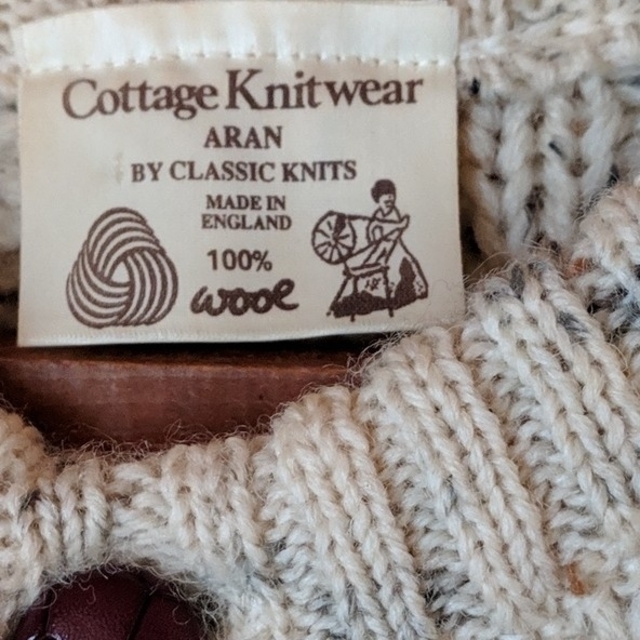 Cottage Knitwear フィッシャーマンアランニットカーディガン  レディースのトップス(カーディガン)の商品写真