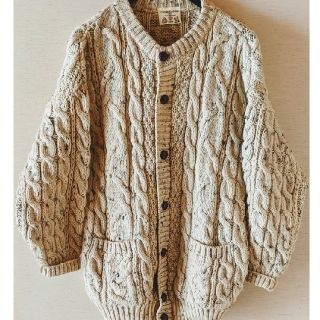 Cottage Knitwear フィッシャーマンアランニットカーディガン (カーディガン)