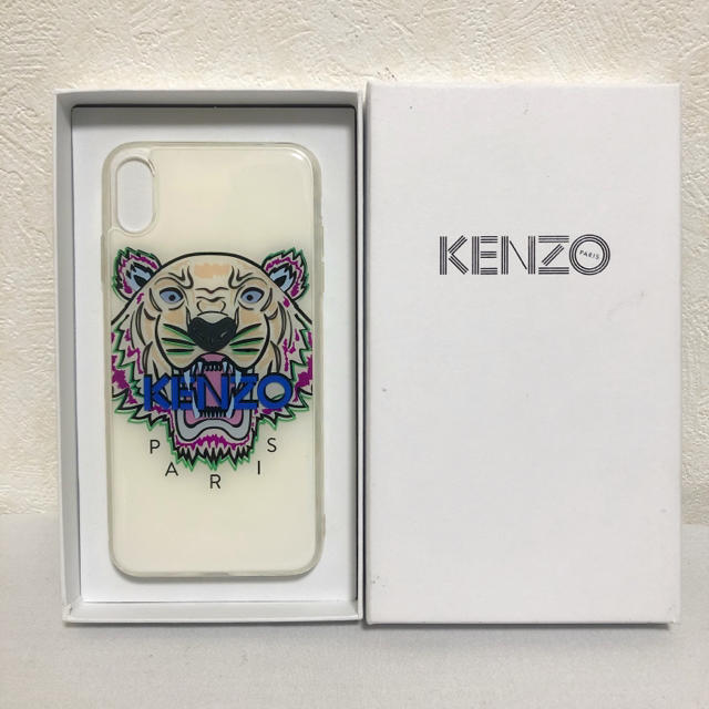 【新品未使用】KENZO iPhone XS MAX tiger ホワイト