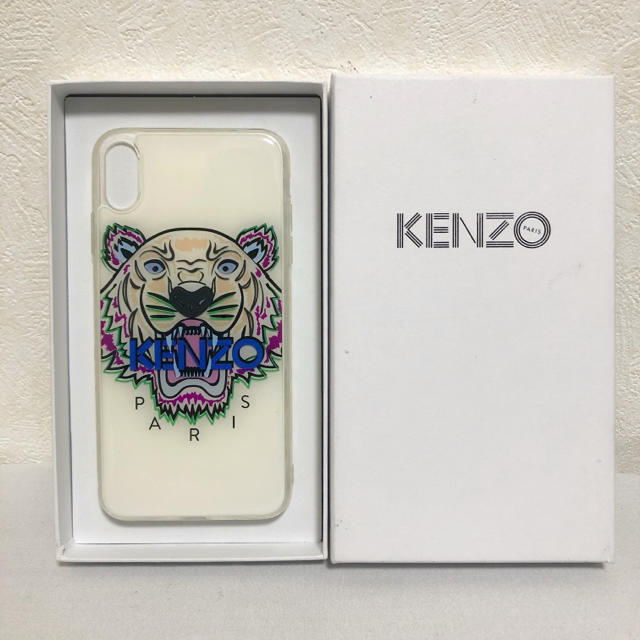 KENZO(ケンゾー)の【新品未使用】KENZO iPhone XS MAX tiger ホワイト スマホ/家電/カメラのスマホアクセサリー(iPhoneケース)の商品写真