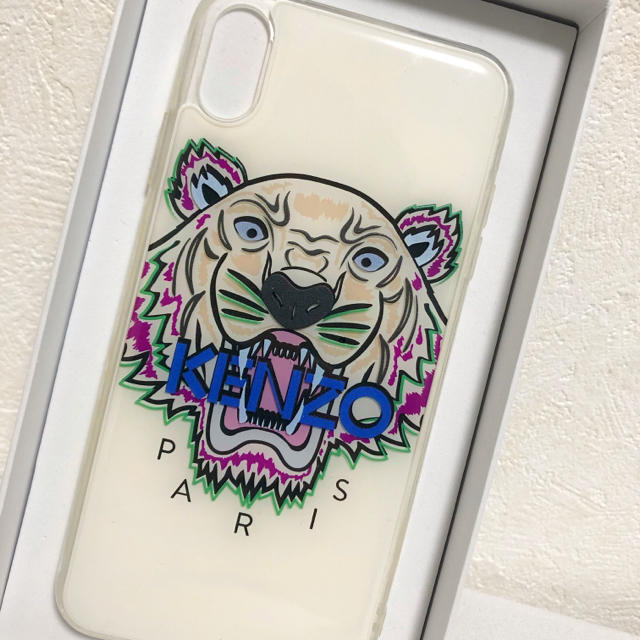 KENZO(ケンゾー)の【新品未使用】KENZO iPhone XS MAX tiger ホワイト スマホ/家電/カメラのスマホアクセサリー(iPhoneケース)の商品写真