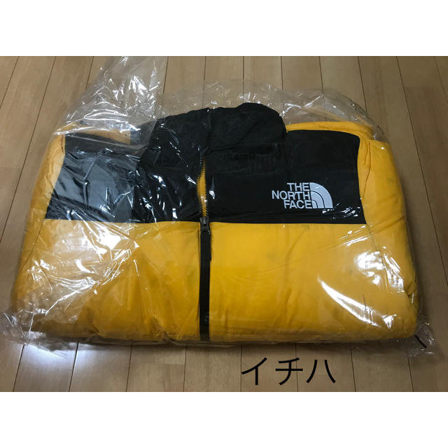 THE NORTH FACE(ザノースフェイス)のNORTH FACE ノースフェイス ヌプシ ダウン イエロー 新品 M メンズのジャケット/アウター(ダウンジャケット)の商品写真