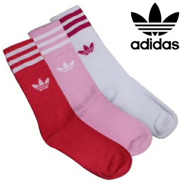 adidas 新品未使用 アディダスオリジナルス レディース ソックス 3足セット セールの通販 by hachi's shop｜アディダス ならラクマ