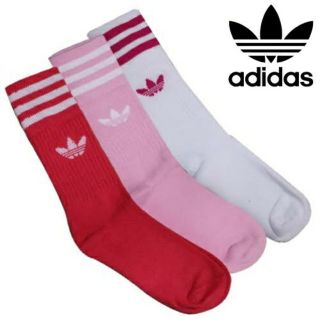 アディダス(adidas)の新品未使用 アディダスオリジナルス レディース ソックス 3足セット セール(ソックス)