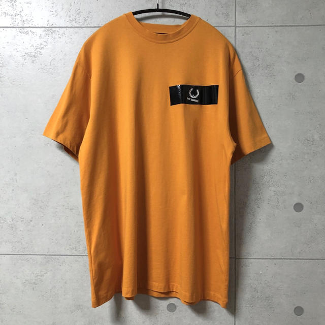 RAF SIMONS(ラフシモンズ)のRAF SIMONS × FRED PERRY ロゴ Tシャツ 36 メンズのトップス(Tシャツ/カットソー(半袖/袖なし))の商品写真