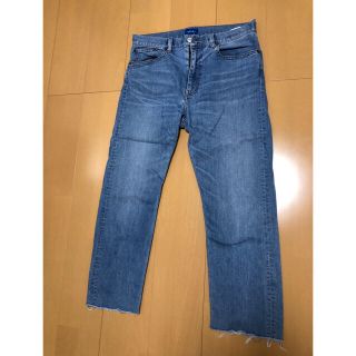 ビームス(BEAMS)のbeams ビームス  カットオフ　デニム  パンツ　ズボン　青　ヒモ　紺(デニム/ジーンズ)