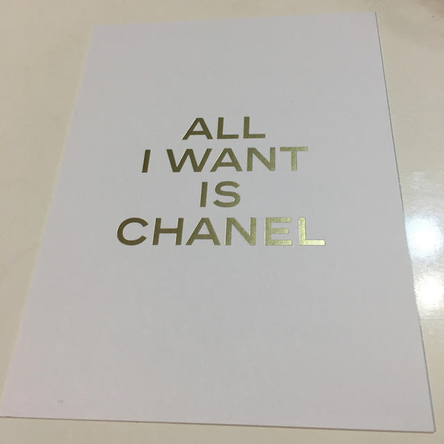 CHANEL(シャネル)のCHANEL ポストカード エンタメ/ホビーの声優グッズ(写真/ポストカード)の商品写真