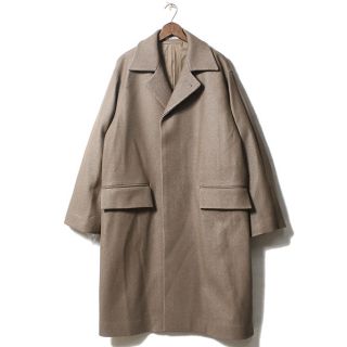 AURALEE 19aw ウールシルクメルトンステンカラーコート(ステンカラーコート)