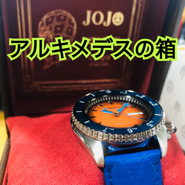 ✅SEIKO×ジョジョ コラボ グィードミスタ 世界限定1,000本セイコーケースステンレススチール風防