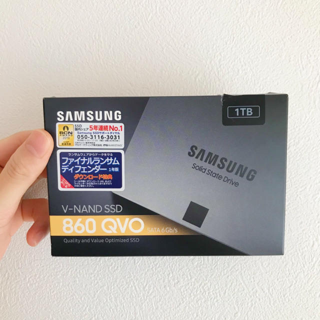 SAMSUNG SSD 1TB 未使用PCパーツ