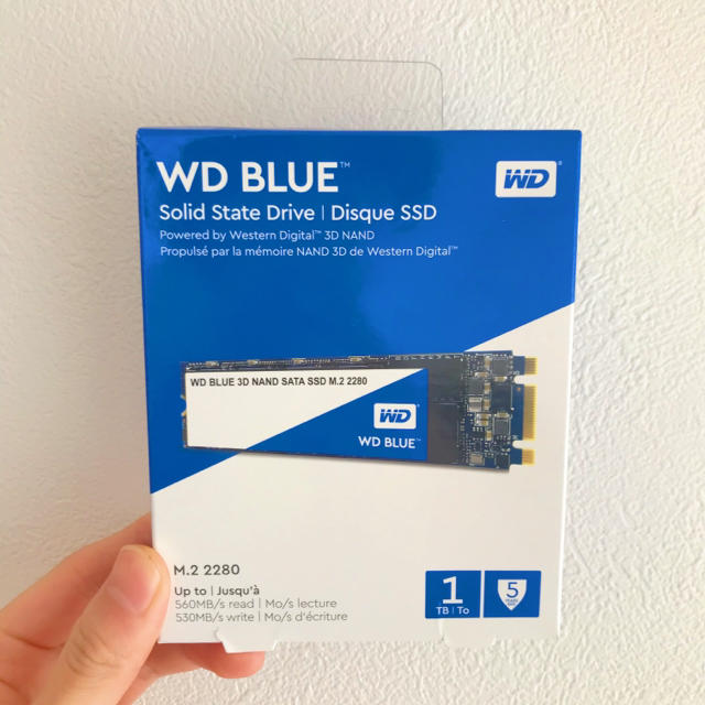 WD  SSD 1TB 未使用