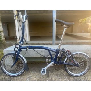 ブロンプトン(BROMPTON)の2019ブロンプトンM3L ペンデストブルー美品Brompton 定価20万円(自転車本体)