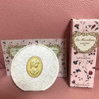 レメルヴェイユーズラデュレ(Les Merveilleuses LADUREE)のレ　メルヴェイユーズラデュレ　リップ　サンプル付き(口紅)