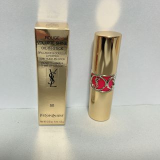 イヴサンローランボーテ(Yves Saint Laurent Beaute)のYSL イヴサンローラン リップ ルージュ ヴォリュプテ シャイン #50 口紅(口紅)