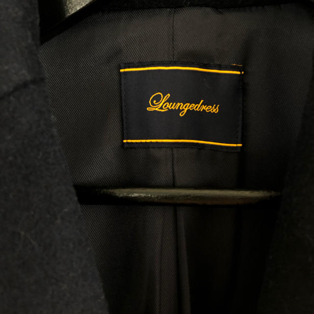 Loungedress(ラウンジドレス)のラウンジドレス チェスターコート フリーサイズ ネイビー レディースのジャケット/アウター(チェスターコート)の商品写真