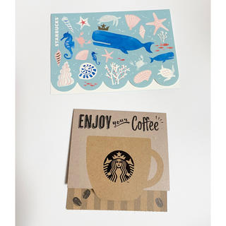 スターバックスコーヒー(Starbucks Coffee)のスターバックス　ビバレッジカード（メッセージカードのみ）(カード/レター/ラッピング)