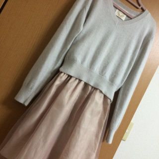 プロポーションボディドレッシング(PROPORTION BODY DRESSING)のプロポ♡⃛アンゴラニットワンピース(ミニワンピース)