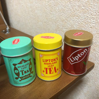Liptonミニサイズ缶(小物入れ)