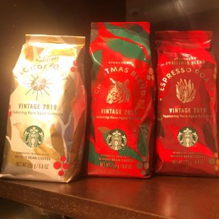 スターバックスコーヒー(Starbucks Coffee)のスターバックス ホリデー クリスマス限定コーヒー豆3種 クリスマスブレンド(コーヒー)