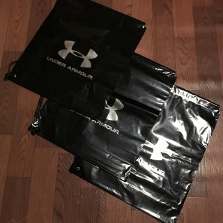 アンダーアーマー(UNDER ARMOUR)の限定値引 アンダーアーマー 3枚組 ショップ袋 ナップサック ランドリーバック(ショップ袋)