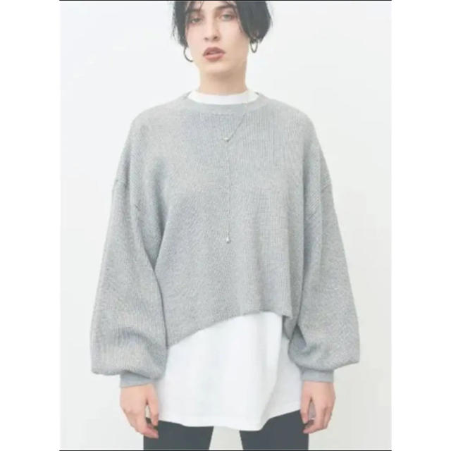 CLANE【大人気商品】THERMAL VOLUME SLEEVE TOPS