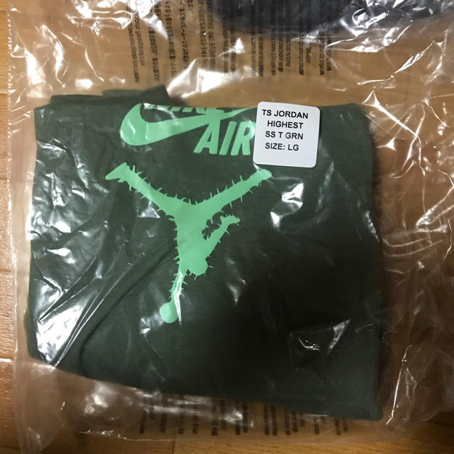 L 緑　travis scott nike 半袖Tシャツ トラビス AJ6 2