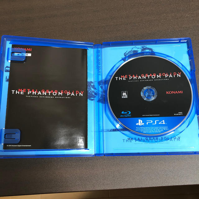 KONAMI(コナミ)のメタルギア ソリッド V ファントムペイン PS4 エンタメ/ホビーのゲームソフト/ゲーム機本体(家庭用ゲームソフト)の商品写真