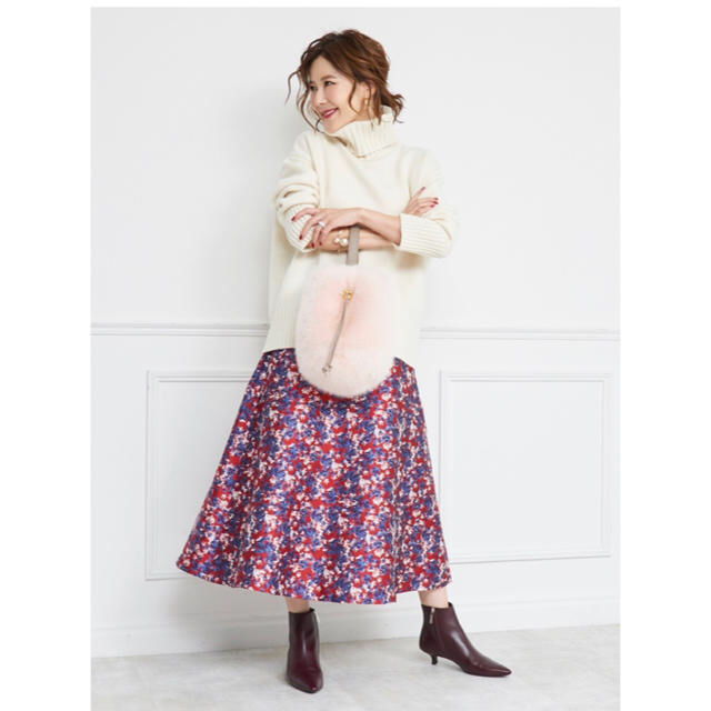 Chesty(チェスティ)のobli オブリ　ジャガードスカート レディースのスカート(ロングスカート)の商品写真