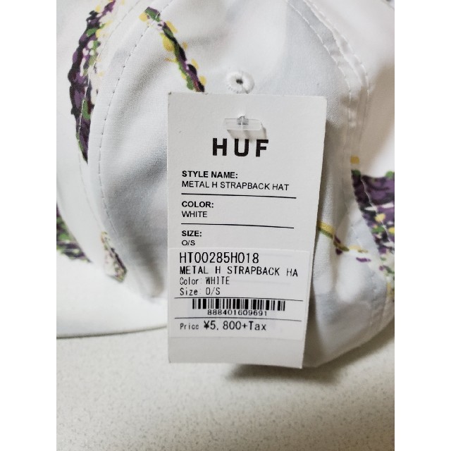 HUF(ハフ)のキャップ　帽子　HUF メンズの帽子(キャップ)の商品写真