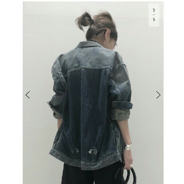 L'Appartement DEUXIEME CLASSE(アパルトモンドゥーズィエムクラス)のあんむ様、STAMMBAUM OVERSIZE DENIM JACKET 36 レディースのジャケット/アウター(Gジャン/デニムジャケット)の商品写真