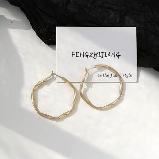 ザラ(ZARA)のフープピアス　インポート (ピアス)