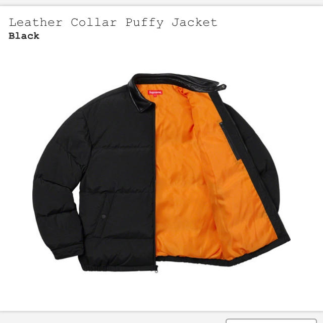 supreme leather collar puffy jacket 2