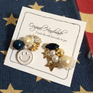 smileアシンメトリー＊ピアス(ピアス)